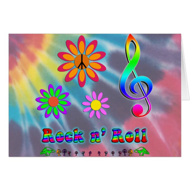 Sten n'Roll Hälsningskort (Framsidan Horizontal)