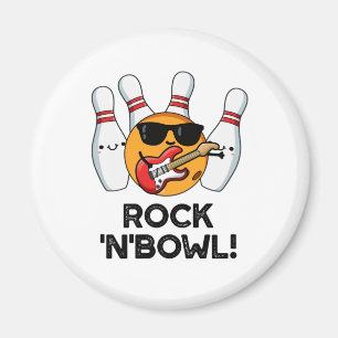 Sten och Bowl Funny Bowling Pun Magnet