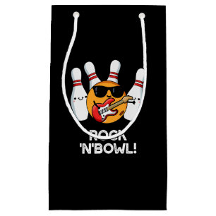 Sten och Bowl Funny Bowling Pun Mörk BG