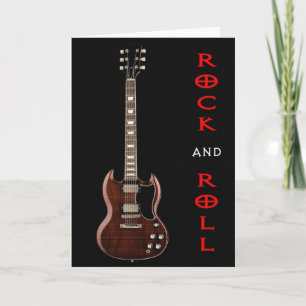 Sten - och - kort för rullgitarrhälsning