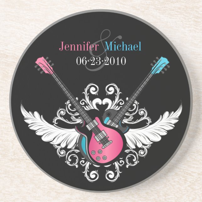 Sten - och - kustfartyg för rullgitarrkärlek underlägg (Framsidan)