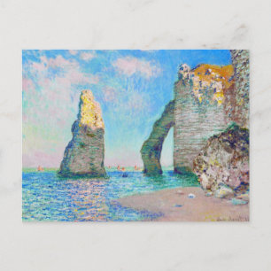 Sten och Nål och porte d'Aval Claude Monet Vykort