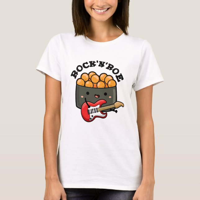Sten och Roe Funny Sushi Pun T Shirt (Framsida)