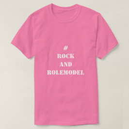 # Sten och Rolemodel - Vit redigerbar. T Shirt