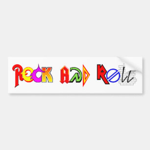 Sten - och - rullbildekal (vit) bildekal