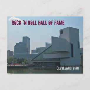 Sten - och - rulle Hall av berömmelse Cleveland Vykort