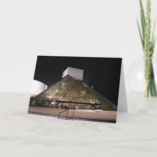 Sten - och - rulle Hall av berömmelse Helgkort