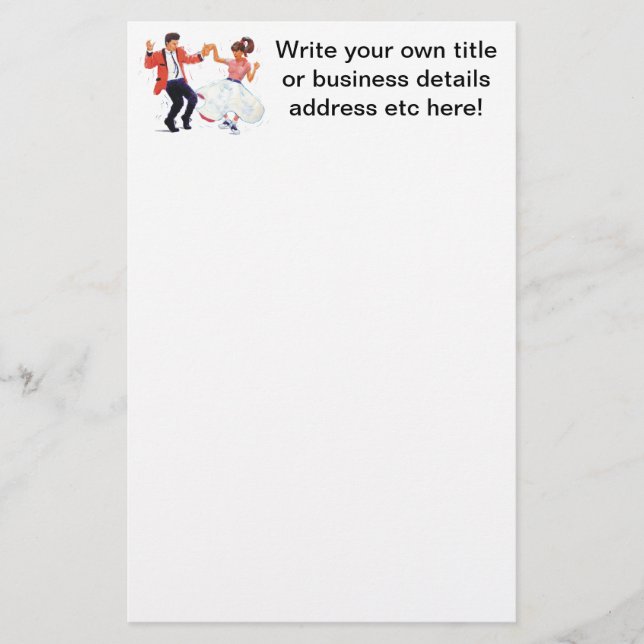 Sten - och - rulle! Nostalgi för Brevpapper (Framsida)