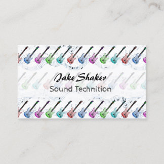 Sten - och - rullmusikvisitkortar visitkort