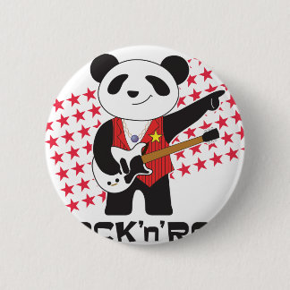 Sten - och - rullPANDA Knapp