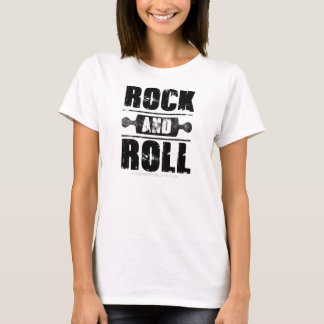 Sten - och - stekhet skjorta för rulle - svart tee shirt