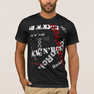 sten och typografi t shirt