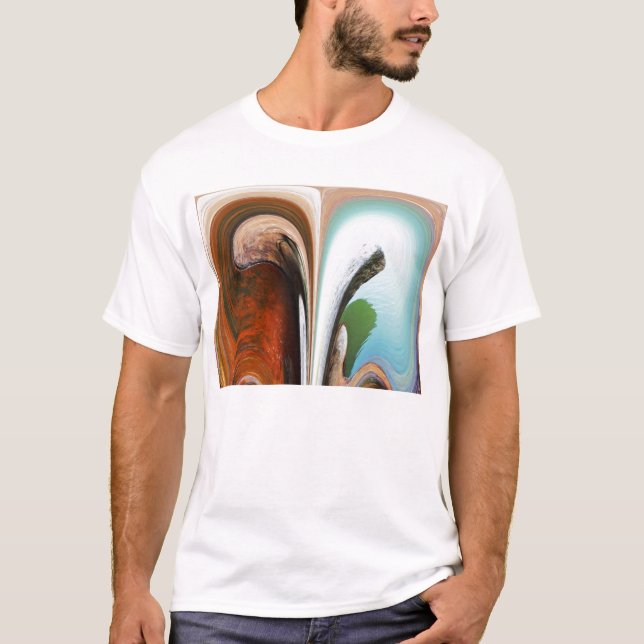 Sten och vatten t-shirt (Framsida)