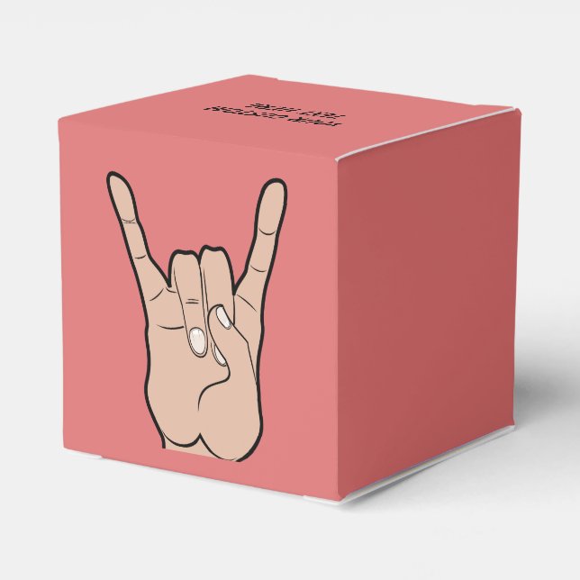 STEN ON anpassningsbar-förmånslåda Presentaskar (Baksidan Sidan)