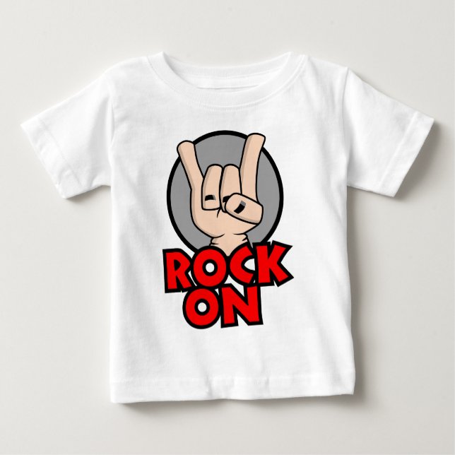 Sten på babyskjortan t-shirt (Framsida)