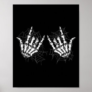Sten på Band Rock and roll Manar Women Halloween C Poster