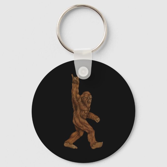 Sten på Bigfoot - Concert Buddy - Hand plockade Sa Nyckelring (Framsida)