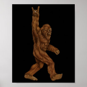 Sten på Bigfoot - Concert Buddy - Hand plockade Sa Poster