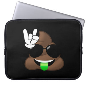Sten på den Emoji poopen Laptop Sleeve