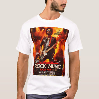 Sten på: Fetstilta Tees for True Music Älskare T Shirt