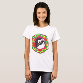 Sten på! Flicka för stenklättringZen T-shirt