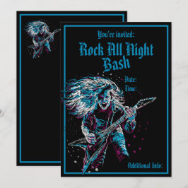 Sten på heavy metal inbjudningar