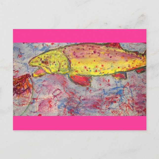 sten på regnbågar vykort (Framsida)