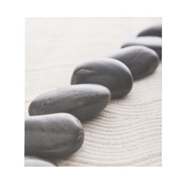 Sten på sand anteckningsblock (Framsida)