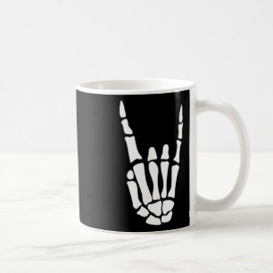 Sten på Skeleton-handsignatur - minimalistiskt Hal Kaffemugg