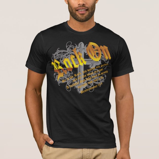 Sten på tee shirt (Framsida)