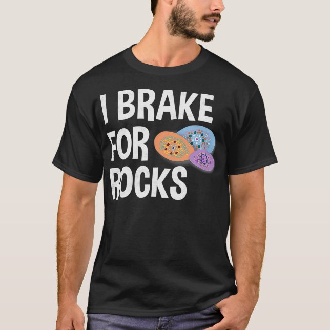Sten Painting Funny I Brake for Sten Hunting T Shirt (Framsida)