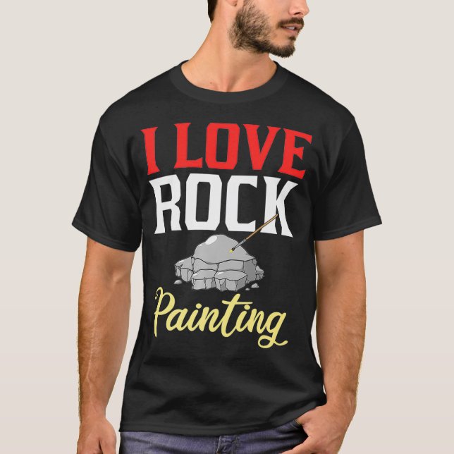 Sten Painting Stone Artist Painter Ideas Premium _ T Shirt (Framsida)