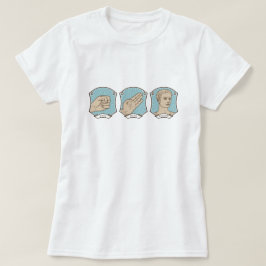 Sten papper, Caesar rolig ordvits T Shirt