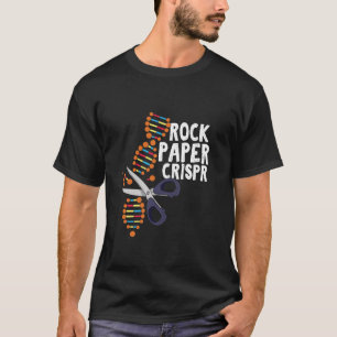 Sten Papper Crispr DNA biolog Genetic Engineerin T Shirt