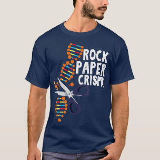 Sten Papper Crispr DNA biolog Genetic Engineerin T Shirt