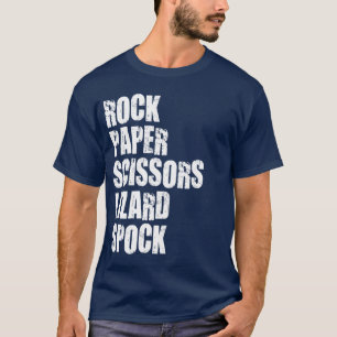 Sten, papper, sax, ödla, Spock och regler T-shirt