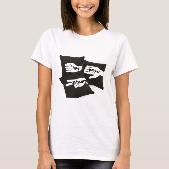 sten-papper-sax T-Shirt (Framsida)