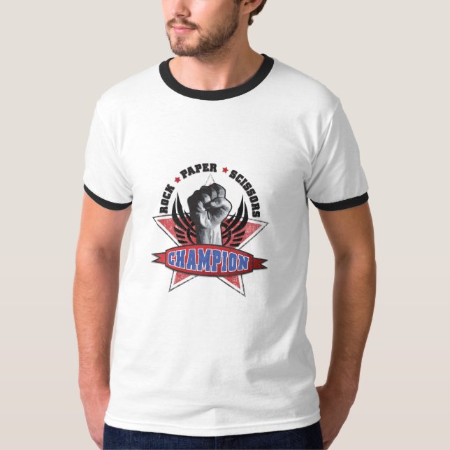 Sten papper, saxmästare t shirt (Framsida)