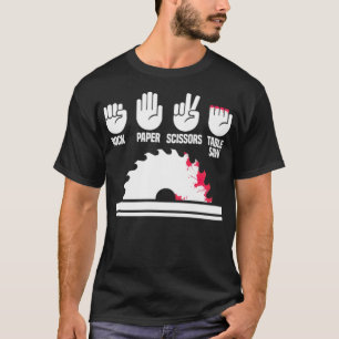 Sten Pappra sax Bord Saw-arkeologi lussa T Shirt