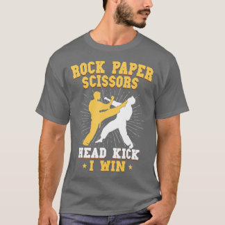 Sten Pappra sax Kick I Win Taekwondo Mart T Shirt