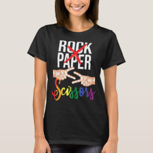 Sten Pappra sax Lesbisk Lgbtq Queer Gay pride T Shirt