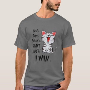 Sten Pappra sax Throat Slår I Win Catt Funny T Shirt
