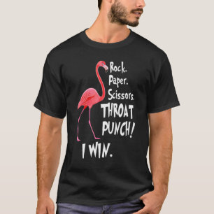 Sten Pappra sax Throat Slår I Win Flamingo T Shirt