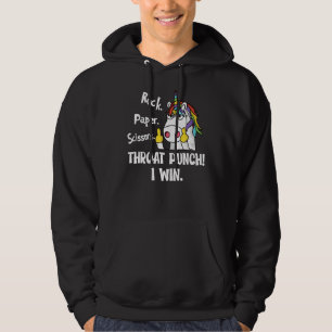 Sten Pappra sax Throat Slår I Win Funny Unico Hoodie