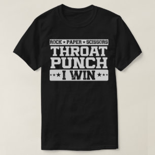 Sten Pappra sax Throat Slår I Win Humor-citat T Shirt