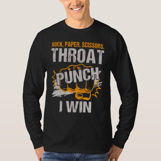 Sten Pappra sax Throat Slår I Win T Shirt (Framsida)
