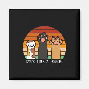 Sten Pappra saxar Game Kitten Älskare Animal Tassa Magnet