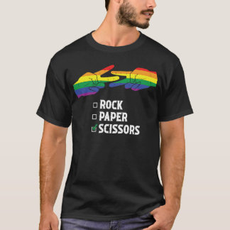 Sten Pappra saxar Lesbisk HGBTQ Alla hjärtans dag T Shirt