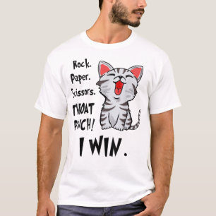 Sten Pappra saxar Throat Slår I Win Cat F T Shirt