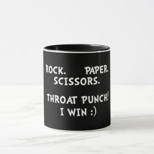 Sten Pappra saxar Throat Slår Mugg